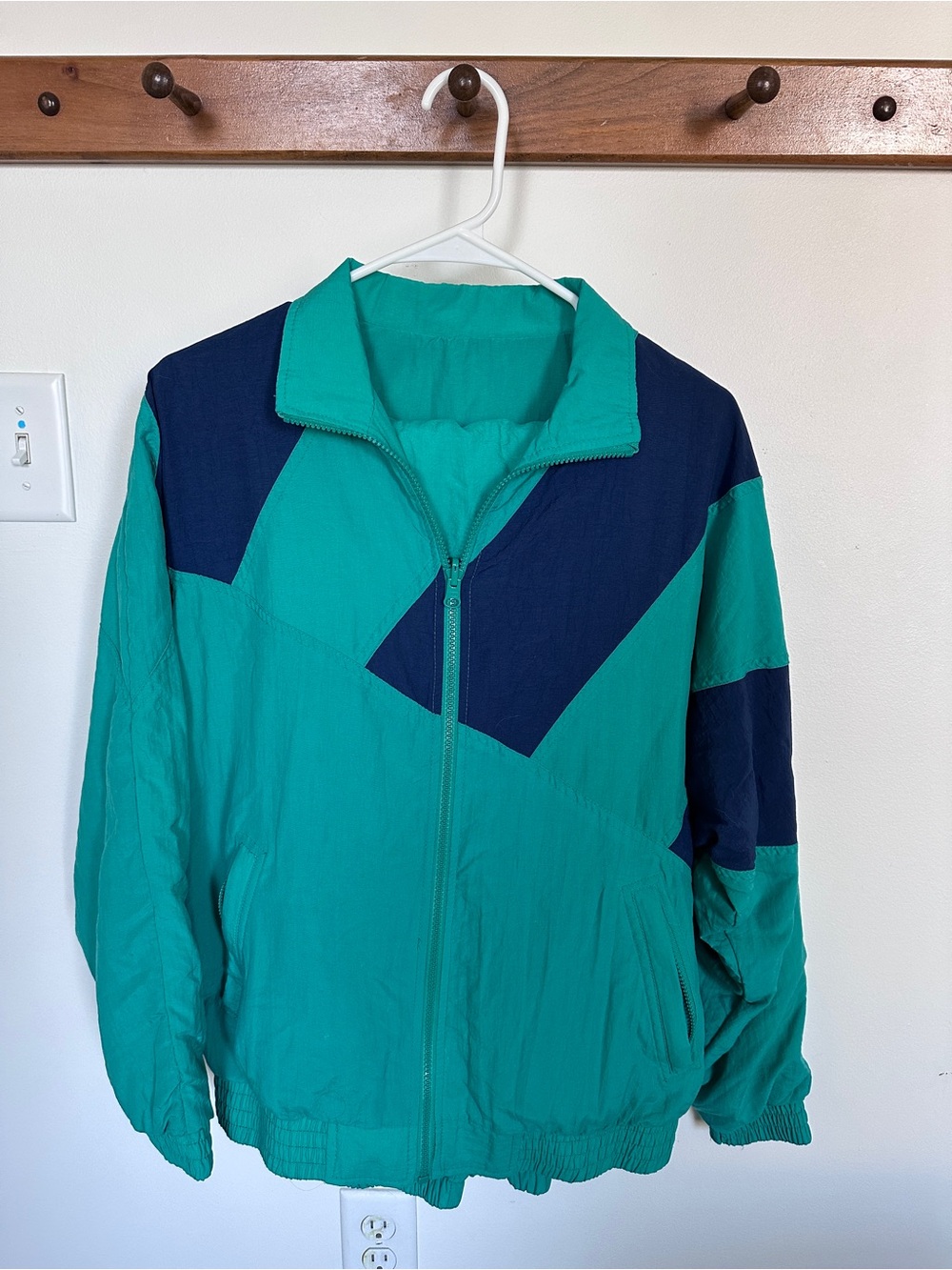 Vintage Colorblock Windbreaker Sweatsuit